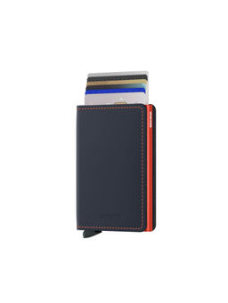 Secrid - Slim Wallet Matte Nightblue & Orange (One Size)