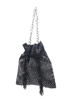 Odette - Black Silk Blend Embellished Potli for Women