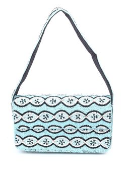 Odette - Blue Cotton Blend Handbag for Women