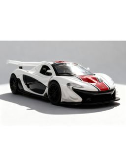 Hobby Shoppy - Mclaren P1 GTR Metal Pullback with Openable Doors - Collectable Car