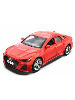 Hobby Shoppy - Audi RS 7 Sportback Metal Pullback with Openable Doors - Collectable Car