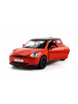 Hobby Shoppy - BMW MINI COOPER Metal Pullback with Openable Doors - Collectable Car