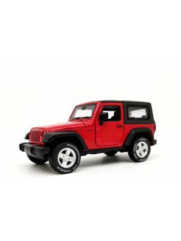 Hobby Shoppy - Jeep Wrangler Metal Pullback with Openable Doors Light & Sound Collectable Car