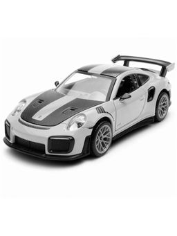 Hobby Shoppy - Porsche 911 GT2 RS Metal Pullback with Openable Doors Light & Sound Collectable Car