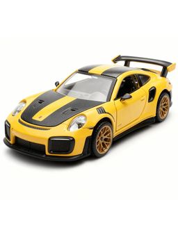 Hobby Shoppy - Porsche 911 GT2 RS Metal Pullback with Openable Doors Light & Sound Collectable Car