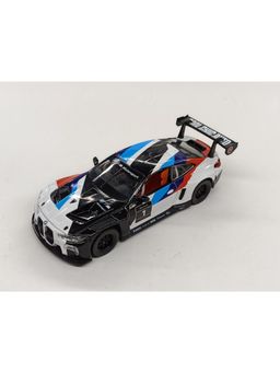 Hobby Shoppy - BMW M4 GT3 Metal Pullback with Openable Doors Light & Sound Collectable Car