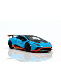 Hobby Shoppy - Lamborghini STO Metal Pullback with Openable Doors Light & Sound Collectable Car