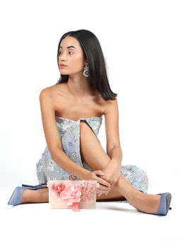 Odette - Pink Resin Clutch