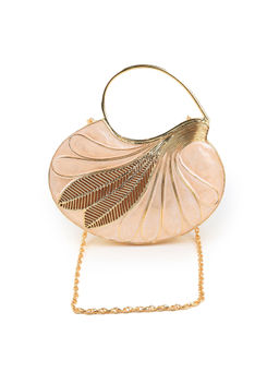 Odette - Classy Pink Embellished Clutch