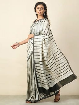 Fabindia - Silk Hand Block Print Sari