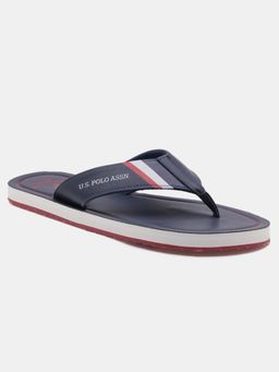 U.S. POLO ASSN. - Men Navy Blue Patt 4.0 Flipflops