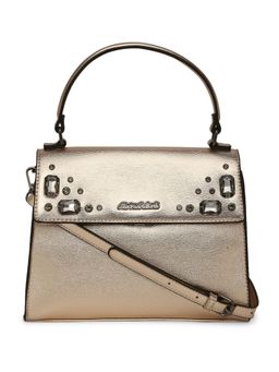 Marina Galanti - Gold Color Soft PU Material Medium Size Shoulder Bag - MB0349SR2034