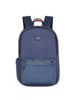 Tommy Hilfiger - Unisex Lovington Polyester 14 Inch Laptop Backpack - Navy Blue