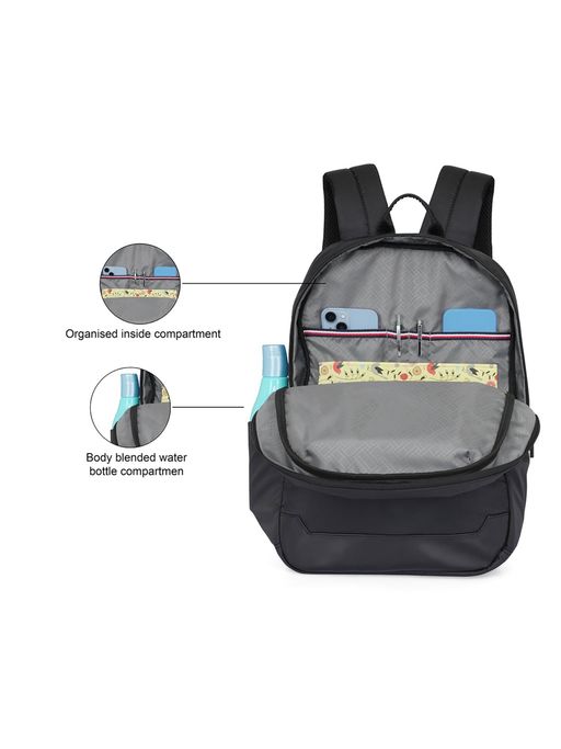 Buy Tommy Hilfiger Unisex Urbana Polyester 14 Inch Laptop Backpack - Black Online Buy Tommy Hilfiger Unisex Urbana Polyester 14 Inch Laptop Backpack - Black Online