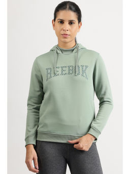 Reebok - Women Green Solid Hoodie