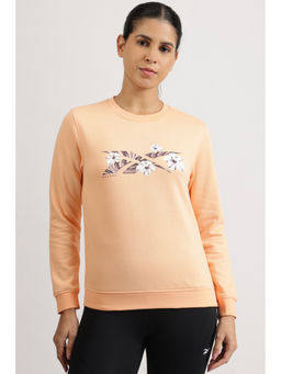 Reebok - Women Peach Printed Sweatshirts