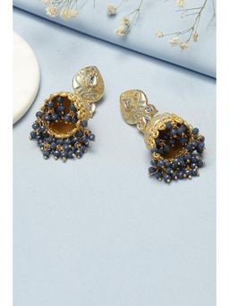Biba - Grey Blue Jhumkis