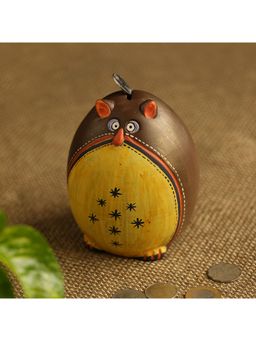 ExclusiveLane - 'Owl Shaped' Terracotta Piggy Bank
