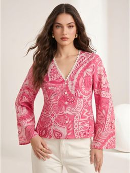 Mamicha - Pink Charvi Top