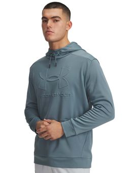 Under Armour - Men Green Typography Hoodie