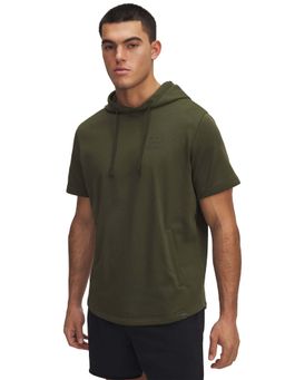 Under Armour - Men Green Typography Hoodie