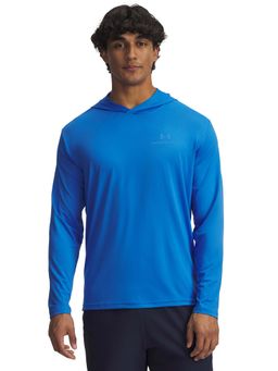 Under Armour - Men Blue Solid Hoodie