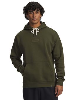 Under Armour - Men Green Solid Hoodie