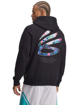 Under Armour - Men Black Graphic Curry Tour Hoodie