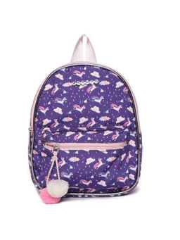Astrid - Purple Printed Backpack