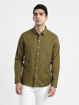 Levi's - Men Olive Slim Fit Shirt