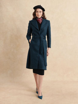 RAREISM - Gisbor Primary Teal Regular Midi Jacket