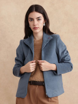 RAREISM - Zympi Dusky Blue Boxy Jacket