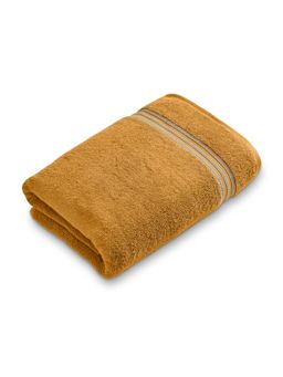 SPACES - Gold Swift Flow 500 GSM Plain Premium Large Bath Towel