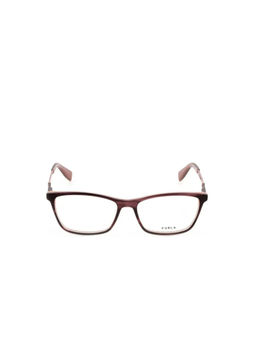 Furla - Women Bordeaux Acetate Eyeglass Frame (54)