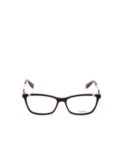 Furla - Women Bordeaux Acetate Eyeglass Frame (54)