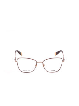 Furla - Women Bordeaux Stainless Steel Eyeglass Frame (53)