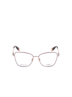 Furla - Women Purple Stainless Steel Eyeglass Frame (55)