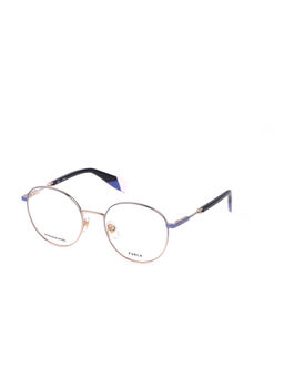 Furla - Unisex Blue Metal Eyeglass Frame (51)