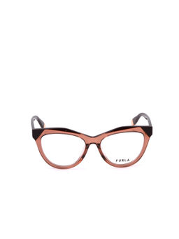 Furla - Women Brown Acetate Eyeglass Frame (52)