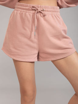 Twenty Dresses by Nykaa Fashion - Basics Pink Just Relax Shorts