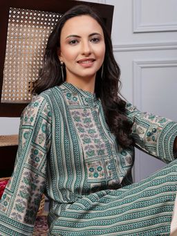 Nayam by lakshita - Printed Front Placket Kurti