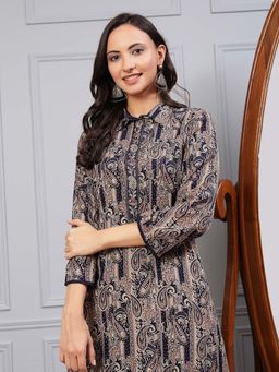 Nayam by lakshita - Paisley Printed Rayon Straight Kurta and Palazzo for Women (Set of 2)