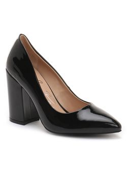 London Rag - Solid Black Heels