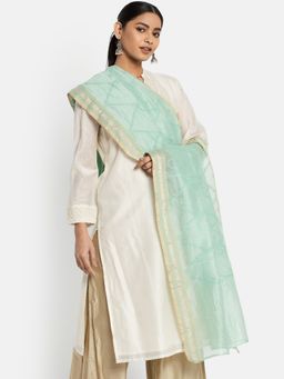 Fabindia - Cotton Silk Embroidered Dupatta