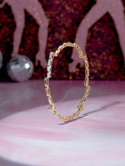 Mia by Tanishq - Twilight Radiance Gold and Diamond Bangle