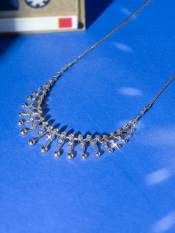 Mia by Tanishq - Retro Diva Gold and Diamond Necklace