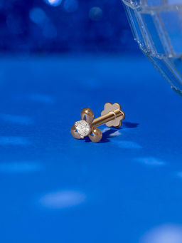 Mia by Tanishq - Iconic Shimmer Gold and Diamond Pendant