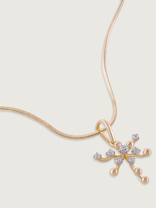 Mia By Tanishq Chain With Pendant Diamond Pendant Tanishq