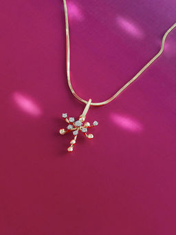 Mia by Tanishq - Groovy Glow Gold and Diamond Pendant