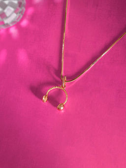 Mia by Tanishq - Headphone Charm Gold Pendant